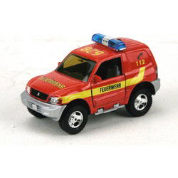 Duitse Pull-Back Brandweerauto met Geluid