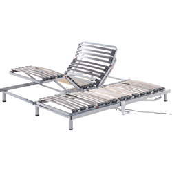 COMFORT - Elektrische lattenbodem - Zilver - 180 x 200 cm - Staal