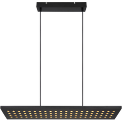 Industriële hanglamp Dolores - L:80cm - LED - Metaal - Zwart