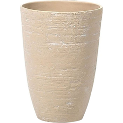 Beliani CAMIA - Plantenbak voor buiten-Beige-Klei-vezelmengsel