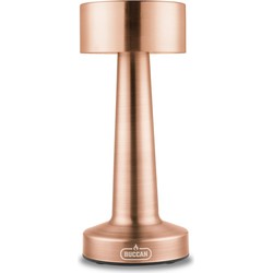Buccan - Dumbbell tafellamp - Rosegoud - 3 lichtstanden en touchpanel