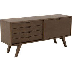 Dressoir - Bruin Eiken - 160x45x72cm - Annie