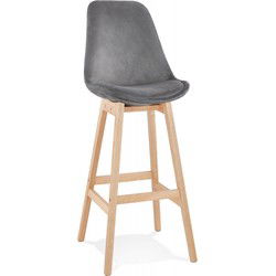 MORISS barkruk 48x56x113 cm Grijs