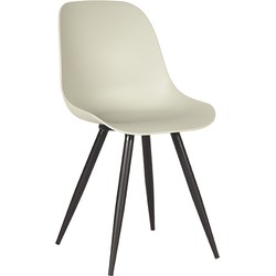 LABEL51 Eetkamerstoel Monza - Breeze - Kunststof - Black Frame