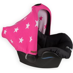 Baby's Only Autostoel zonnekap - Zonnescherm Maxi Cosi 0+ Star - Fuchsia/Wit