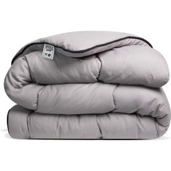 Avenue - Luxe en makkelijk dekbed zonder overtrek – Hoesloos 1 persoons dekbed 140x200 cm – Anti-allergisch & hygiënisch – Wasbaar op 60°C – Wolkenzacht en soepel – Taupe/grijs – All Year comfort zomerdekbed & winterdekbed