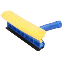 Sorex Raamwisser/raamtrekker - blauw - spons en kunststof handvat - Raamwissers