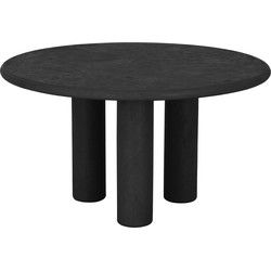 DTP Home Dining table Clio round 140 PEPPER,76xØ140 cm, mortex
