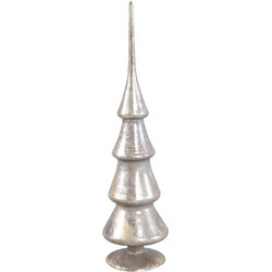 PTMD Kerstversiering Boom Frieden - 10x10x39 cm - Glas - Goud