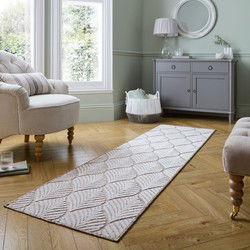Loper Elm Leaf - Voor binnen &amp; buiten - Naturel - 66x230 cm