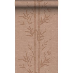 Origin Wallcoverings behang bamboe terracotta roze - 50 x 900 cm - 347927