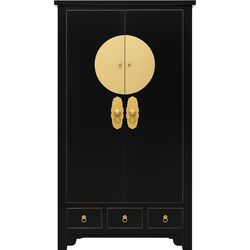 Fine Asianliving Chinese Kast Onyx Zwart - Orientique Collectie