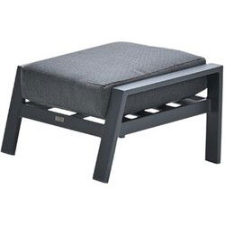 Lincoln voetenbank - carbon black - reflex black