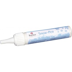 Rayher Hobby Sneeuwpen - 30 ml - wit - sneeuw - sneeuwversiering - Decoratiesneeuw