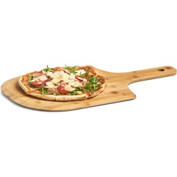 Zeller pizza snijplanken/borden - hout - met handvat - 53 x 30 cm - Pizzaborden - Snijplanken