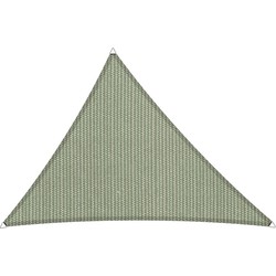 Compleet pakket: Shadow Comfort driehoek 3,5x4x4,5 Moonstone Green met RVS Bevestigingsset en buitendoekreiniger
