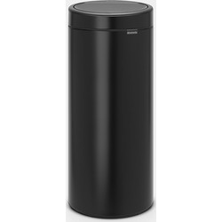 Touch Bin New afvalemmer, 30 liter, kunststof binnenemmer - Matt Black