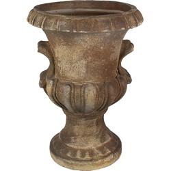 Clayre & Eef Bloempot  Ø 34x46 cm Bruin Keramisch materiaal Plantenhouder