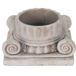 Clayre & Eef Bloempot Grijs Steen