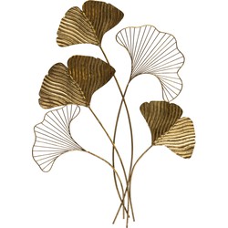 BePureHome Leafage Wanddeco Metaal Antique Brass