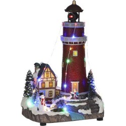 Lighthouse battery operated - l19,5xw14xh29,5cm
