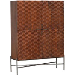 Tower living Paola cabinet 4 drs.130x45x180