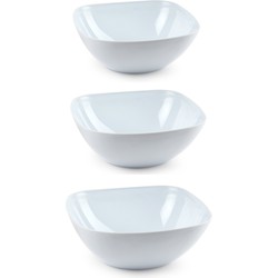 Set van 19x kunststof keuken schaaltjes formaten 1.8/1.15/0.68 liter - Kommetjes