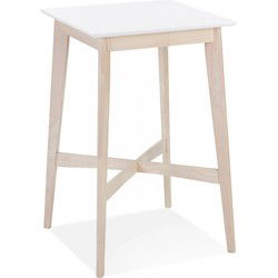 GALLINA statafel 70x70x100 cm Wit