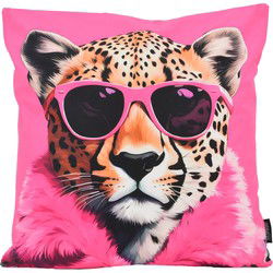Sierkussen Funky Jaguar | 45 x 45 cm | Katoen/Polyester