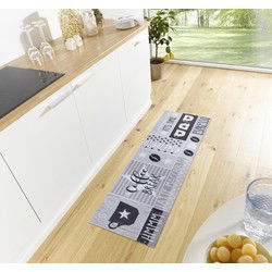 Loper - Koffie - Grijs Zwart - 50x150 cm