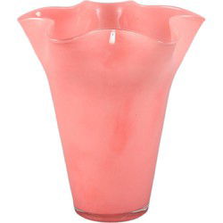 PTMD Vaas Macarena - 17x17x18 cm - Glas - Roze