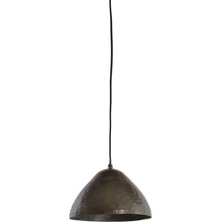 Light & Living - Hanglamp Ø25x15 cm ELIMO donker bruin brons