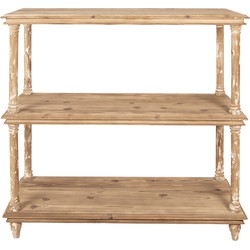 Clayre & Eef Kast 110x40x113 cm Bruin Hout Boekenkast