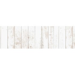 5x Stuks decoratie plakfolie houtnerf look whitewash 45 cm x 2 meter zelfklevend - Meubelfolie