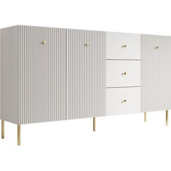 Meubella Dressoir Vermont - Wit - 180 cm