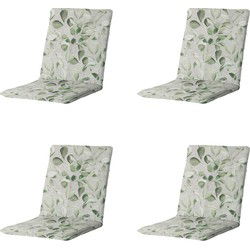 Madison -  Stapelstoelkussen Diez - Ca. 97x49 cm - Set van 4