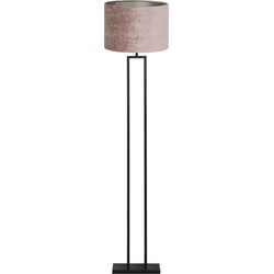 Vloerlamp Shiva/Gemstone - Zwart/Oud roze - Ø40x170cm