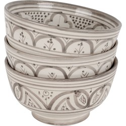 Moroccan bowl grey pattern