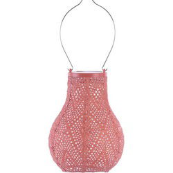 Bulb dia. 16 cm Ikat oranje lampion