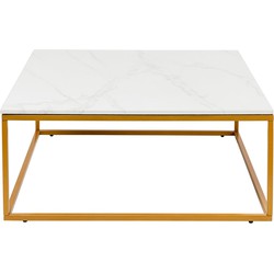 Kare Salontafel Key West Marble Gold 90x90cm