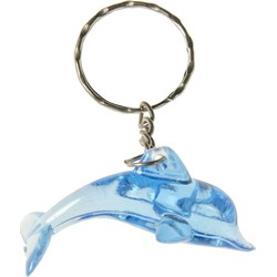 Duckiez Sleutelhanger Dolfijn Blauw - 48 stuks