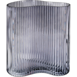Loes glazen vaas rookglas - 19 x 20 cm