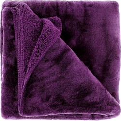 Unique Living - Plaid Torvah - 150x200cm - Dark Purple