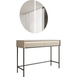 Meubella - Kaptafel Timoteo - Beige - 112 cm