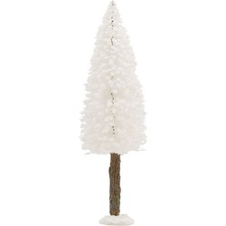 Bristle Tree on log White 20 cm