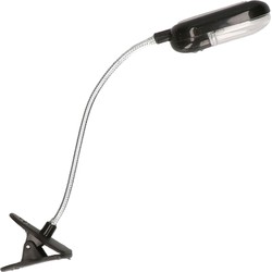LED Leeslamp met klem - zwart - 25 cm - incl. batterijen - Klemlampen