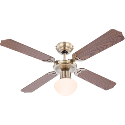 Plafondlamp ventilator Violetta Champion - Bruin
