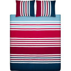 Ten Cate Katoenen Lits-Jumeaux Dekbedovertrek - 240x200/220 - Trone Stripe