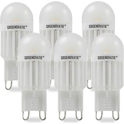 Groenovatie G9 LED 3W Warm Wit Dimbaar 6-Pack