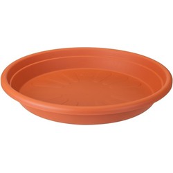 3 stuks - Universele schotel rond 30cm terra